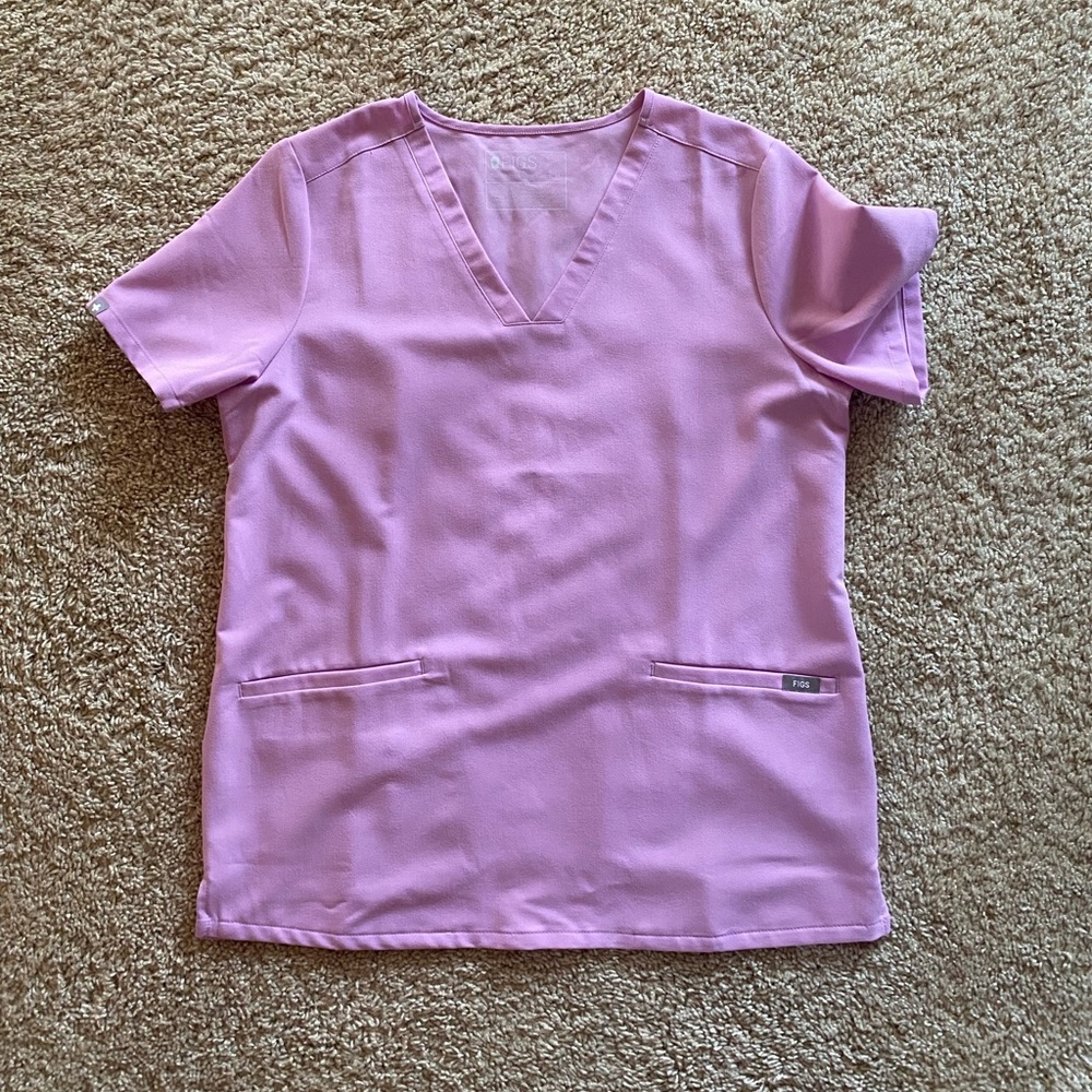 Figs Dusk Casma Scrub Top with Pockets